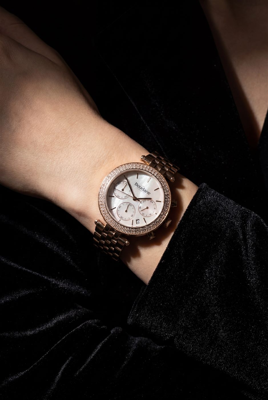 Boudane Élégance – Rose Gold Edition | Automatic Mechanical Watch thumbnail 7
